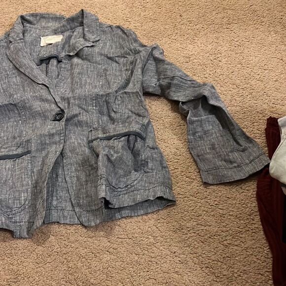 Caslon petite small denim blazer - Picture 4 of 7